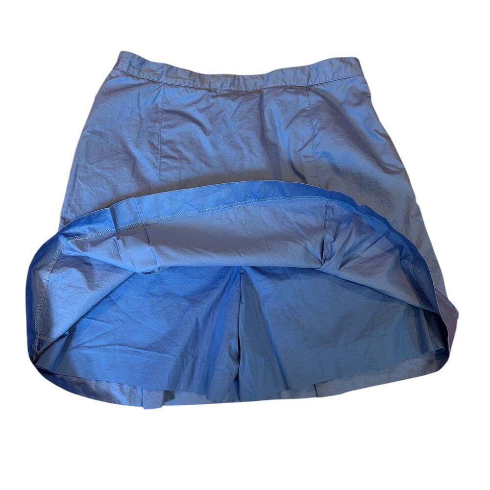 Vintage RALPH LAUREN SPORT Skort Skirt Women's 8 Blue Stretch 100% Cotton Y2K - Picture 6 of 8
